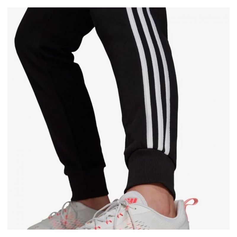 ESSENTIALS FRENCH TERRY 3-STRIPES ženski donji dio trenirke crni Cijena Akcija