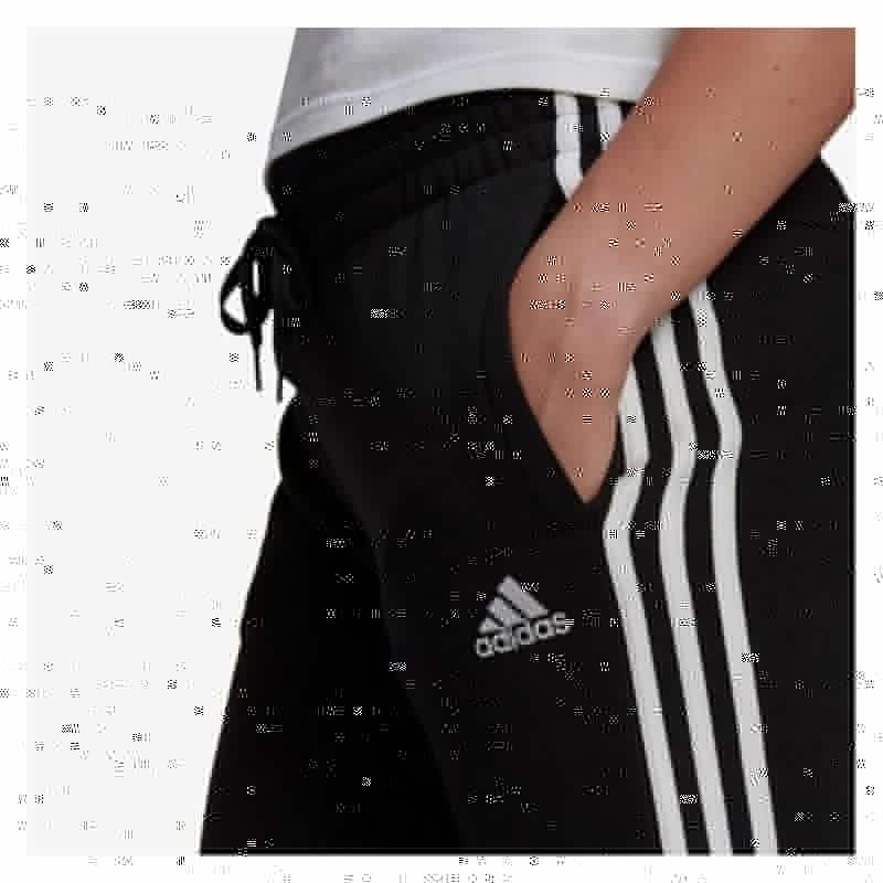 ESSENTIALS FRENCH TERRY 3-STRIPES ženski donji dio trenirke crni Cijena Akcija