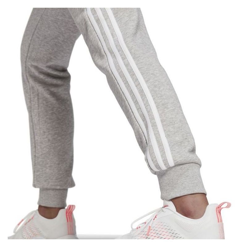 ESSENTIALS FRENCH TERRY 3-STRIPES ženski donji dio trenirke sivi Cijena Akcija