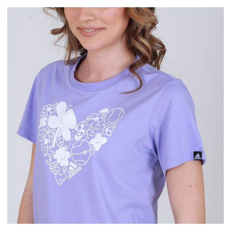 FUN SPORT GRAPHIC ženska majica kratki rukav ljubičasta Cijena Akcija