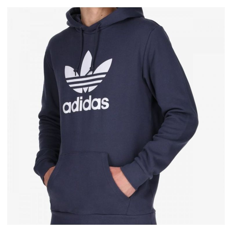 Originals ADICOLOR CLASSICS TREFOIL majica s kapuljačom tamnoplava Cijena Akcija